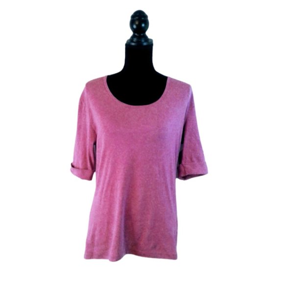 #C62 Bleu Gray Brand: Light Purple Short Sleeve Tee - Picture 1 of 5